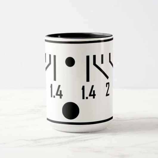 f/stop Strecken-Wecker-Tasse Tasse (Zentrum)