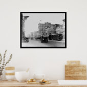 F Street in Washington, DC 1910 Poster (Küche)