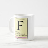 F Tasse des chemischen Alphabets (Vorderseite Links)