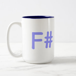 F#-Tasse Zweifarbige Tasse