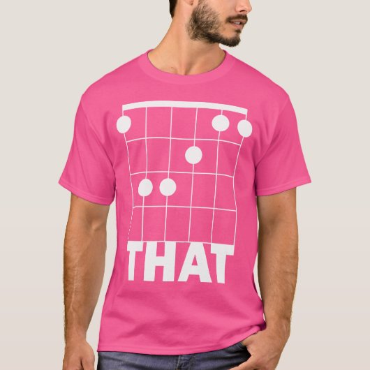 F That Funny Guitar Chord T-Shirt (Vorderseite)