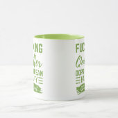 F*ticken Quitter Oops I Gemein Happy Retirement Tasse (Zentrum)