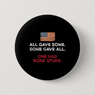 F Trump Shirt - Ketten-Knochen-Spurs Button