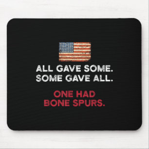 F Trump Shirt - Ketten-Knochen-Spurs Mousepad