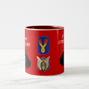 F-Truppe, 17. Bahn-Tasse der Kavallerie-M113 ACAV Zweifarbige Tasse
