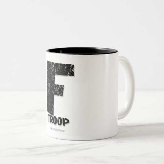 F-Truppe…. Zweifarbige Tasse (VorderseiteRechts)