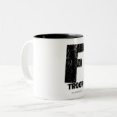 F-Truppe…. Zweifarbige Tasse (Vorderseite Links)