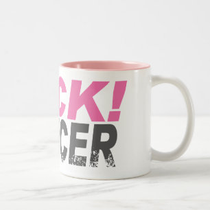 F*uck Krebs-Tasse Zweifarbige Tasse