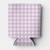 F und L Pink Gingham Dosenkühler (Vorderseite)