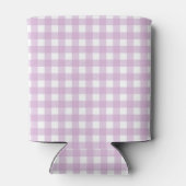 F und L Pink Gingham Dosenkühler (Rückseite)