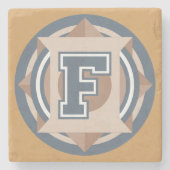 "F" Ursprünglich Steinuntersetzer (Vorderseite)