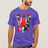F VanVleet Basketball Player Design 1 Oversifizier T-Shirt (Vorderseite)