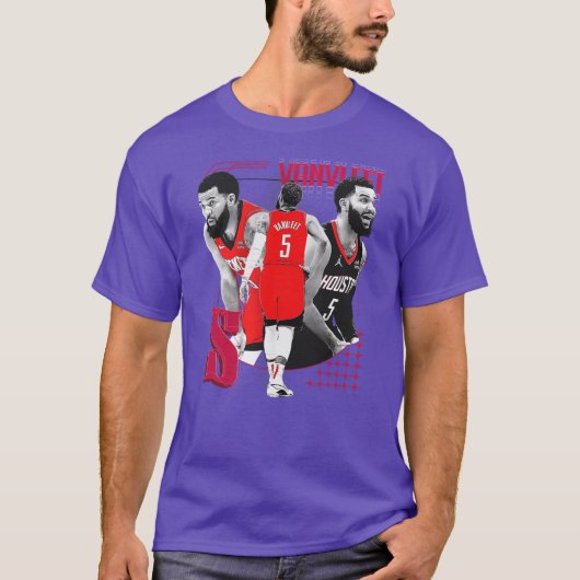 F VanVleet Basketball Player Design 1 Oversifizier T-Shirt (Vorderseite)
