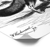 F.W. Kuhnert - Kama - Cape Fox Poster (Ecke)