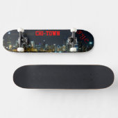 F.Y.C. CHI-TOWN Skyline-Skateboard Skateboard (Horizontal)