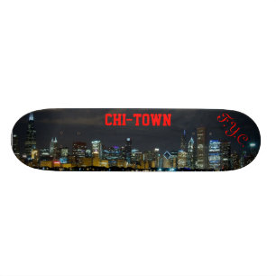F.Y.C. CHI-TOWN Skyline-Skateboard Skateboard