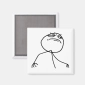 F Yea Rage Face Meme Magnet (Vorderseite/Rückseite)