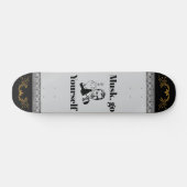 F You Musk Trucker Hat Skateboard (Horizontal)