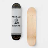 F You Musk Trucker Hat Skateboard (Vorderseite)