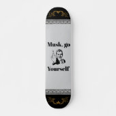 F You Musk Trucker Hat Skateboard (Vorne)