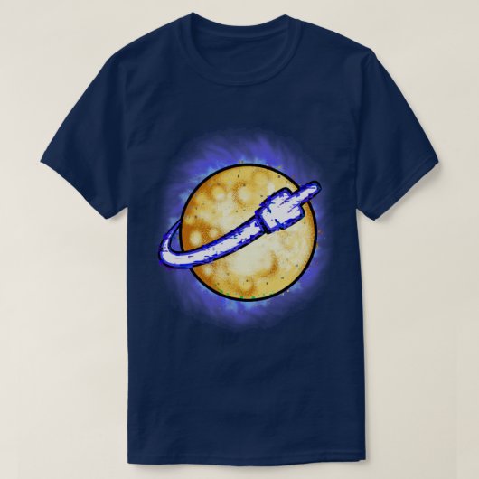 f zum Mond T-Shirt (Design vorne)