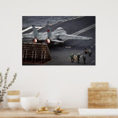 FA-18 hebt die USS Stennis ab Poster (Küche)