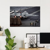 FA-18 hebt die USS Stennis ab Poster (Heimbüro)