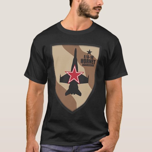 FA 18 Hornet-Aggressor 1 T-Shirt (Vorderseite)