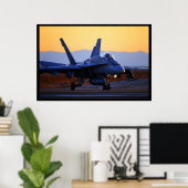 FA-18 Hornet Poster (Heimbüro)