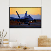 FA-18 Hornet Poster (Küche)