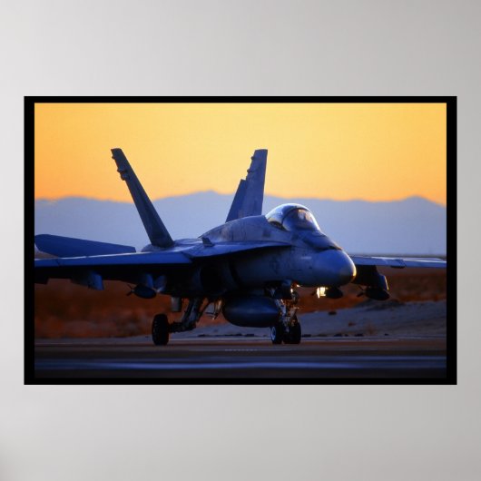 FA-18 Hornet Poster (Vorne)