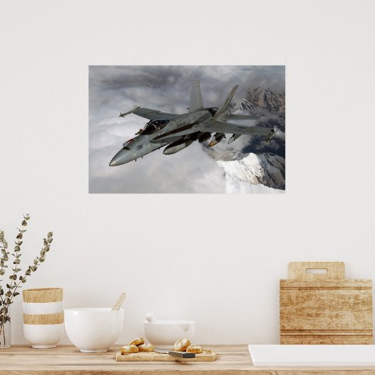 FA-18 Hornet Poster (Küche)