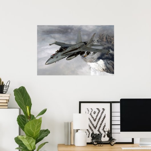 FA-18 Hornet Poster (Heimbüro)