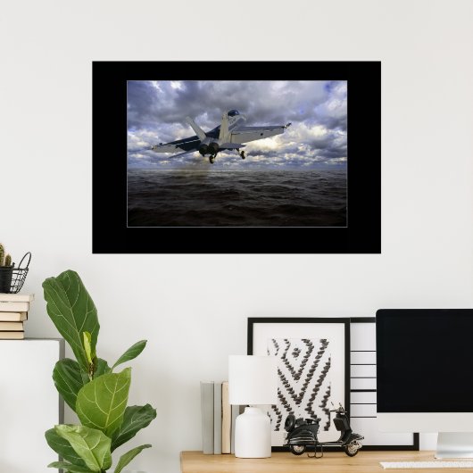 FA-18 Start Poster (Heimbüro)