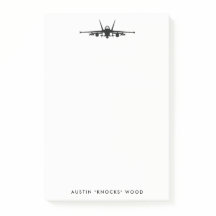 FA-18C Hornet personalisieren Post-It Note Pad