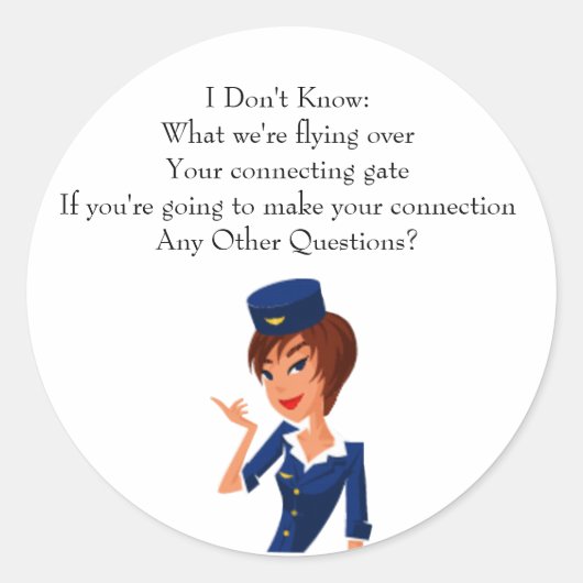 FA-Aufkleber Runder Aufkleber (Vorderseite)