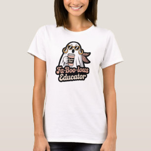 Fa-Boo-lous Erzieher Geist Lehrer Treibstoff Hallo T-Shirt