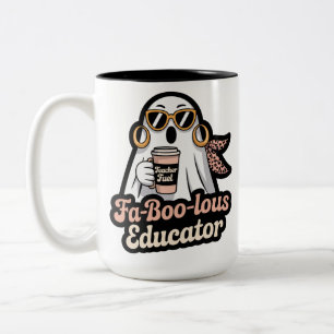 Fa-Boo-lous Erzieher Geist Lehrer Treibstoff Hallo Zweifarbige Tasse