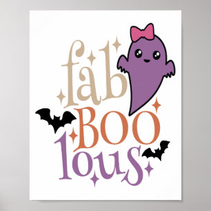 Fa BOO Lous Fa BOO Lous Halloween-Geist Poster