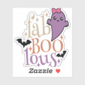 Fa BOO Lous Fa BOO Lous Halloween Ghost Aufkleber (Blatt)