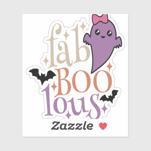 Fa BOO Lous Fa BOO Lous Halloween Ghost Aufkleber (Blatt)