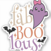 Fa BOO Lous Fa BOO Lous Halloween Ghost Aufkleber (Vorderseite)