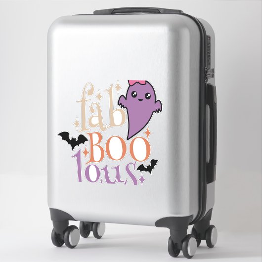 Fa BOO Lous Fa BOO Lous Halloween Ghost Aufkleber (Koffer)