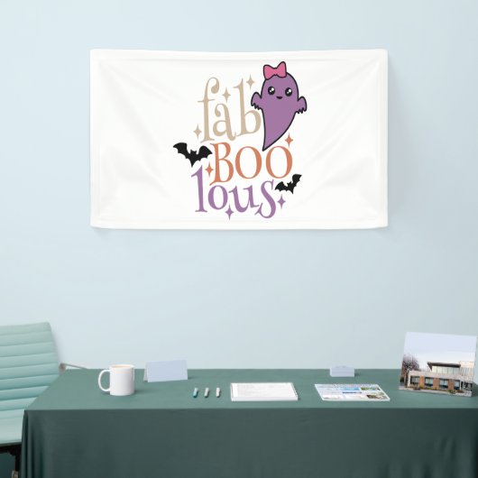 Fa BOO Lous Fa BOO Lous Halloween Ghost Banner (Messeveranstaltung)