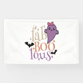 Fa BOO Lous Fa BOO Lous Halloween Ghost Banner (Horizontal)