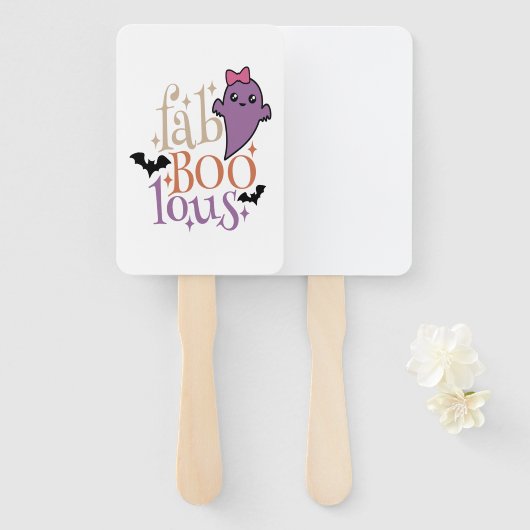 Fa BOO Lous Fa BOO Lous Halloween Ghost Fächer (Vorne und Hinten)