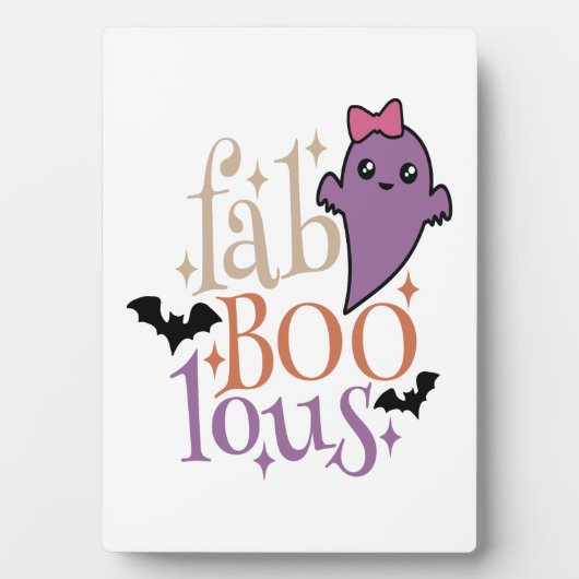 Fa BOO Lous Fa BOO Lous Halloween Ghost Fotoplatte (Vorderseite)