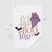 Fa BOO Lous Fa BOO Lous Halloween Ghost Golfhandtuch (Insitu)