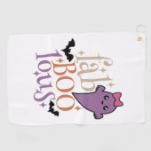 Fa BOO Lous Fa BOO Lous Halloween Ghost Golfhandtuch (Horizontal)