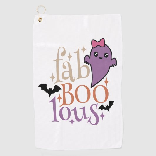 Fa BOO Lous Fa BOO Lous Halloween Ghost Golfhandtuch (Vorderseite)